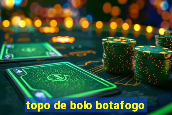 topo de bolo botafogo